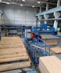 Линия по производству березового шпона