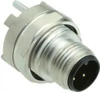 21033211420, SENSOR CONNECTOR, 4POS, PLUG, M12, PANEL