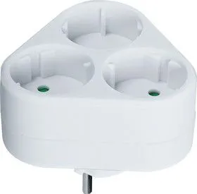 Разветвитель Navigator 94 694 NAD-S-3X-WH 3 гн. (треугольник) б/з