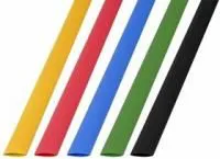 29-0160, Набор термоусадочной трубки 10,0 / 5,0 мм 1м Пять цветов REXANT