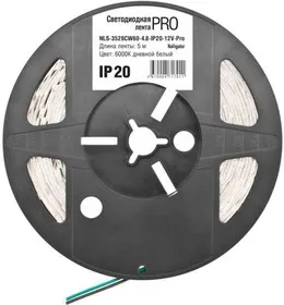 СД Лента Navigator 71 701 NLS-3528CW60-4. 8-IP20-12V-Pro R5