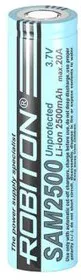 ROBITON SAM2500 20А (Samsung 18650-25R) без защиты PK1, Аккумулятор