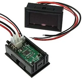 98516, Амперметр 0-3.0000ADC, зеленый, (48x29mm)