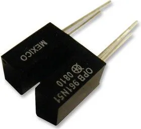 OPB961N51/, Пропускающий фотопрерыватель, Открытый Коллектор, Сквозное Отверстие, 3.18 мм, 1.27 мм, 40 мА, 2 В