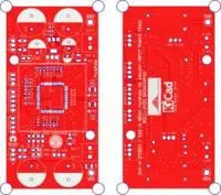 Печатная плата RDC2-0029, Печатная плата с разводкой, FR4 57.658х108.458мм (1.5мм, 18мкм)