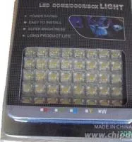 TLS-FL-40AUTO-UYC, Светодиодная сборка желтая, 40 светодиодов, 12V 590нМ