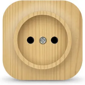 Розетка 1-м ОП 10А IP20 без заземл. сосна IONICH 1442