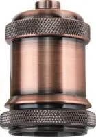 Патрон электрический Navigator 61 519 NLH-V01-006-E27 подвес.метал. черненая мед