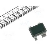 BAS28WH6327XTSA1, Диод: импульсный, SMD, 85В, 0,2А, SOT343, 250мВт, бобина, лента
