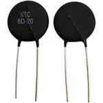NTC 8D-20, 8- -55-~+200- 6A Straight,P=7.5mm NTC Thermistors ROHS