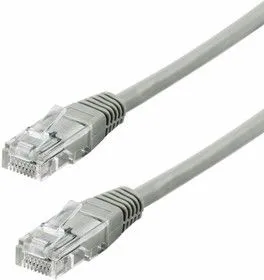 18-1006-6, Патч-корд UTP кат. 5e, длина 3 метра, неэкранированный, серый