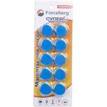 Магнит для магнитной доски Forceberg 20 мм, синий, 10шт.