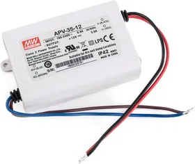 APV-35-12, AC/DC LED, 12В,3А,36Вт,IP42 блок питания для светодиодного освещения