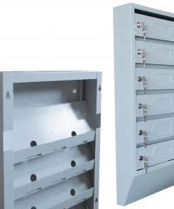 Почтовый ящик многоквартирный 6-секционный узкий, ЯПУ-6