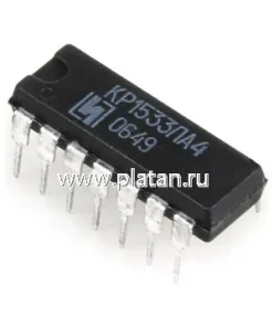 КР1533ЛА4 (98-12г), Три логических элемента "3И-НЕ" [2102Ю.14-В] (=SN74ALS10)