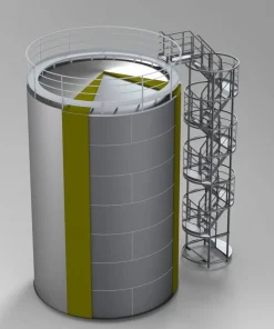 Бак-аккумулятор (БАГВ), 400 м3