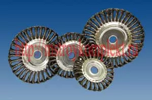 Дисковая щетка для УШМ витая проволока, Дисковая щетка 100*2