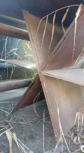 Нож гидравлический для резки каучука (шестилучевой) БУ, Ш-3504