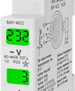 Вольтамперметр ВАР-М02 АС60-450В УХЛ4, Вольтамперметр ВАР-М02 АС60-450В УХЛ4