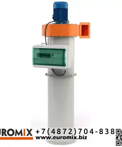 Воздушный фильтр бетоносмесителя с вентилятором с пневмоочисткой SILOJET, V2/P1/01