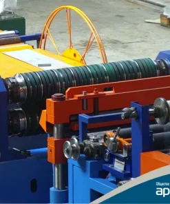 Линия автоматическая продольной резки рулонного металла толщиной 1,2 мм на штрипс, ЛА-1,2