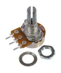 16K1 KC 500k, переменный резистор, вал с насечкой 500кОм 0.125Вт 200В