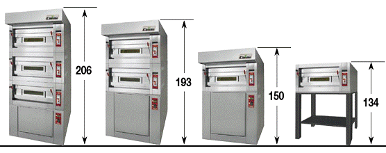 Модульная подовая печь CIMAV (КИМАВ), MD-B18, MD-B25 (модульные подовые печи)