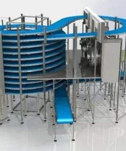 Спиральная линия шоковой заморозки пищевых продуктов