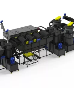 Современный комплекс переработки пленочных отходов (500кг/ч)