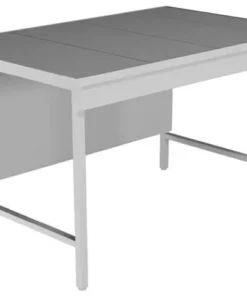Стол лабораторный низкий КОРСА, НВ-1210 ЛЦн: керамика (каркас - металл, 1210*610*750)