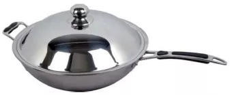 Сковорода WOK с крышкой объемом 6 л для индукционной плиты ZLIK WOK 3500 Kocateq, (Zlic wok 3500)