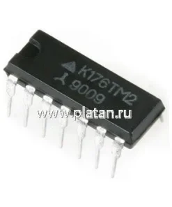 К176ТМ2, Два триггера D-типа с динамическим управлением (CD4013E)