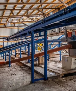 Наклонный цепной транспортер