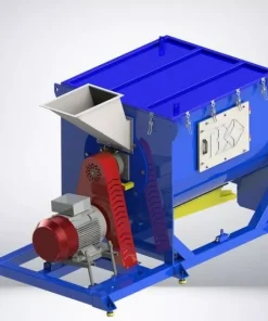 Горизонтальная центрифуга для линии сушки пластика, PZO.CG.500