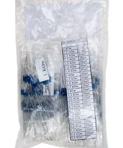 EK-RMF025/4, Набор резисторов MF025,единицы кОм, 24 номинала по 20шт