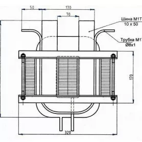 Трансформатор для контактной сварки, ТВК-35-УХЛ4