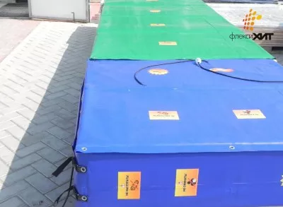 Сушилка из термоматов для тротуарной плитки, ФлексиХит