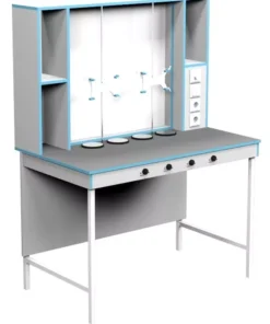 Стол для титрования КОРСА, НВК 1200 ПЛАСТ (1200x700x1650)