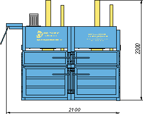Пресс двухкамерный, ПГП-10-Д