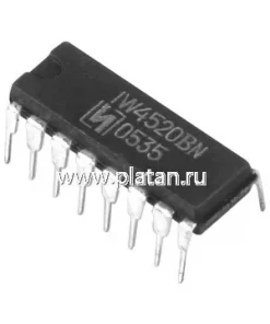 ЭКР1561ИЕ10 (98-02г), Два четырeхразрядных двоичных счeтчика [2103Ю.16-Д] (= ЭКР1561ИЕ10)