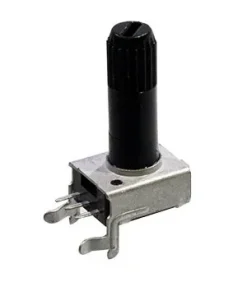 WH9011-X B10K L=25mm, переменный резистор 10кОм (R-0901N-A10K,H-6.5,L-25KQ)