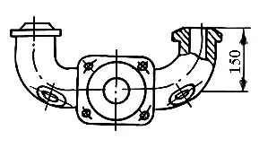 Тройник верхний, ТВ-65