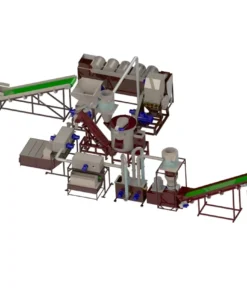 Линия переработки пленки, мешковины, биг-бэгов, ЛПП-600