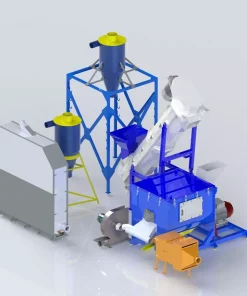 Сушильный комплекс для переработки полимеров, ПЗО