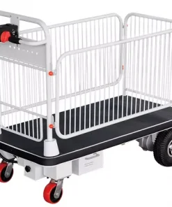 Электрическая тележка, г/п 400 кг, с бортами