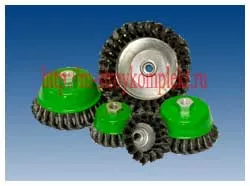 Чашечная щетка для УШМ витая проволока, Чашечная щетка диам