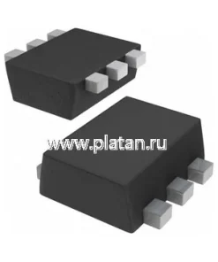 USBLC6-2P6, ESD защитный диод 6В 15кВ 2 канала SOT-666-6