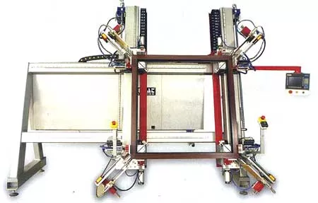 Автоматический четырёхголовочный сварочный станок (вертикальный), MURAT MAKINA KD-662