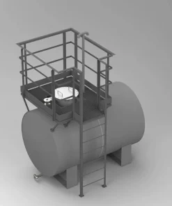 Горизонтальный резервуар (РГС), 5 м3