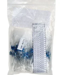 EK-RMF025/6, Набор резисторов MF025,сотни кОм, 24 номинала по 20шт